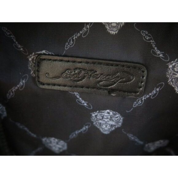 Ed Hardy EH321326B Blue/Tiger On Tie Dye Nylon Backpack - Picture 10 of 11